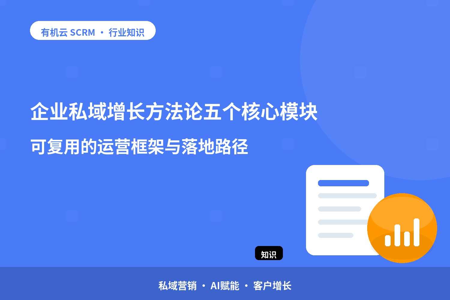 企业私域增长方法论五个核心模块：可复用的运营框架与落地路径 配图