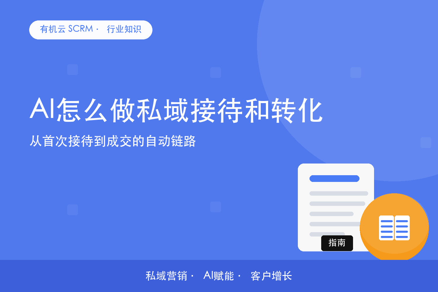 AI怎么做私域接待和转化？从首次接待到成交的自动链路 配图
