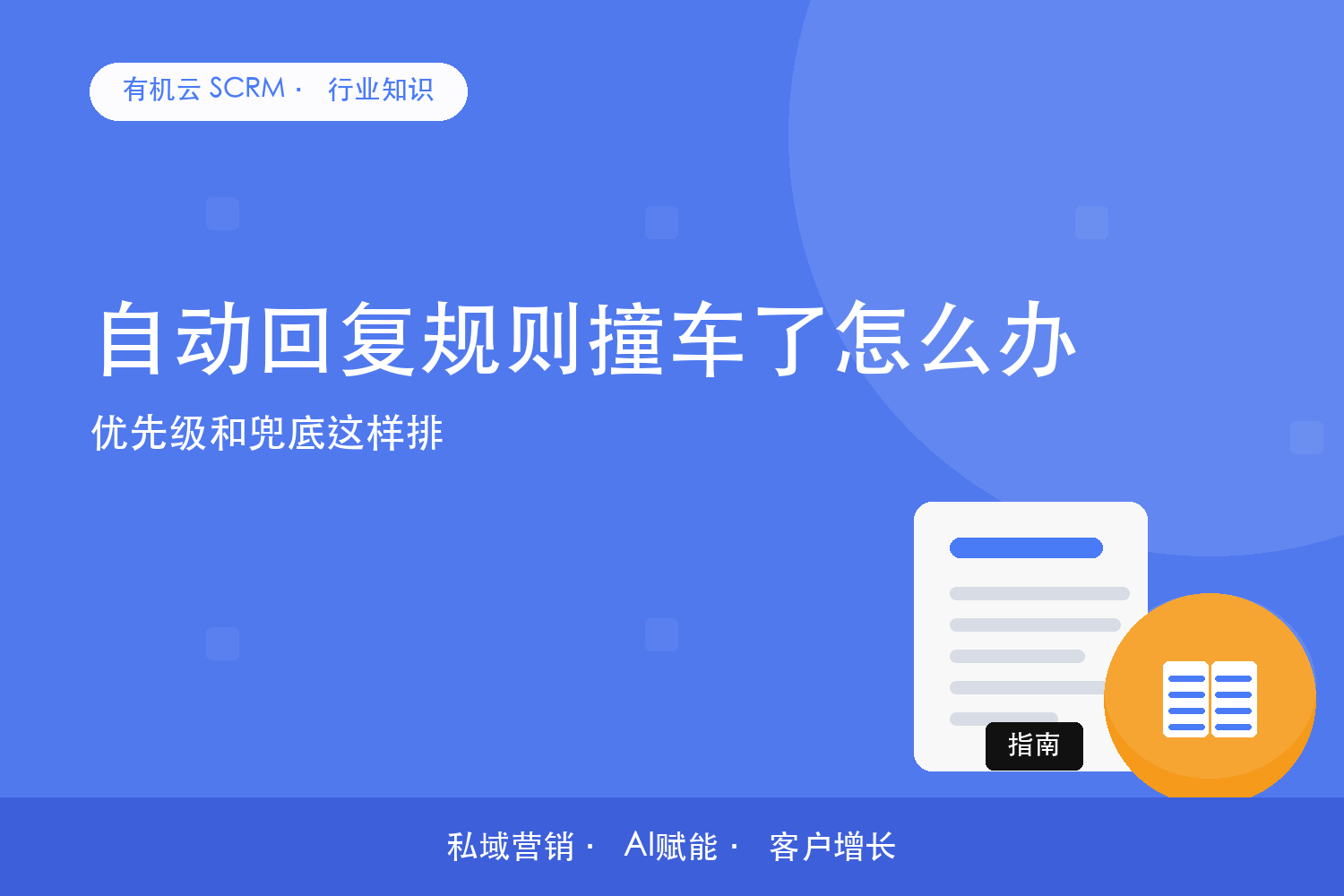 有机云｜自动回复规则撞车了怎么办？优先级和兜底这样排 配图