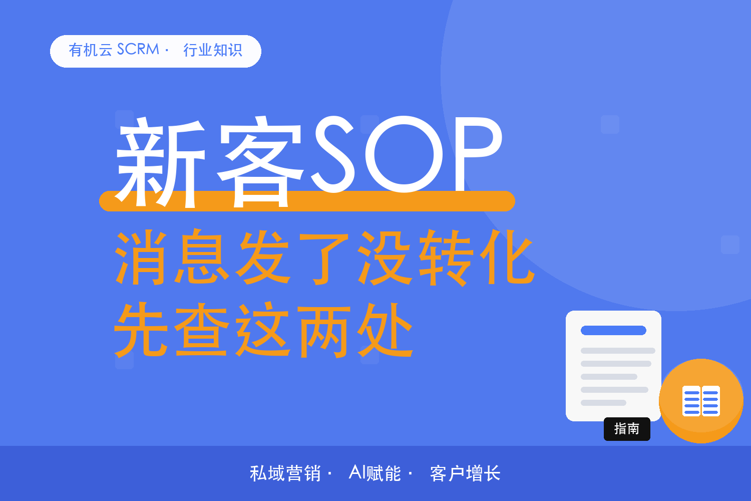 有机云｜SOP消息发了没转化，问题出在触达节奏还是内容匹配？ 配图