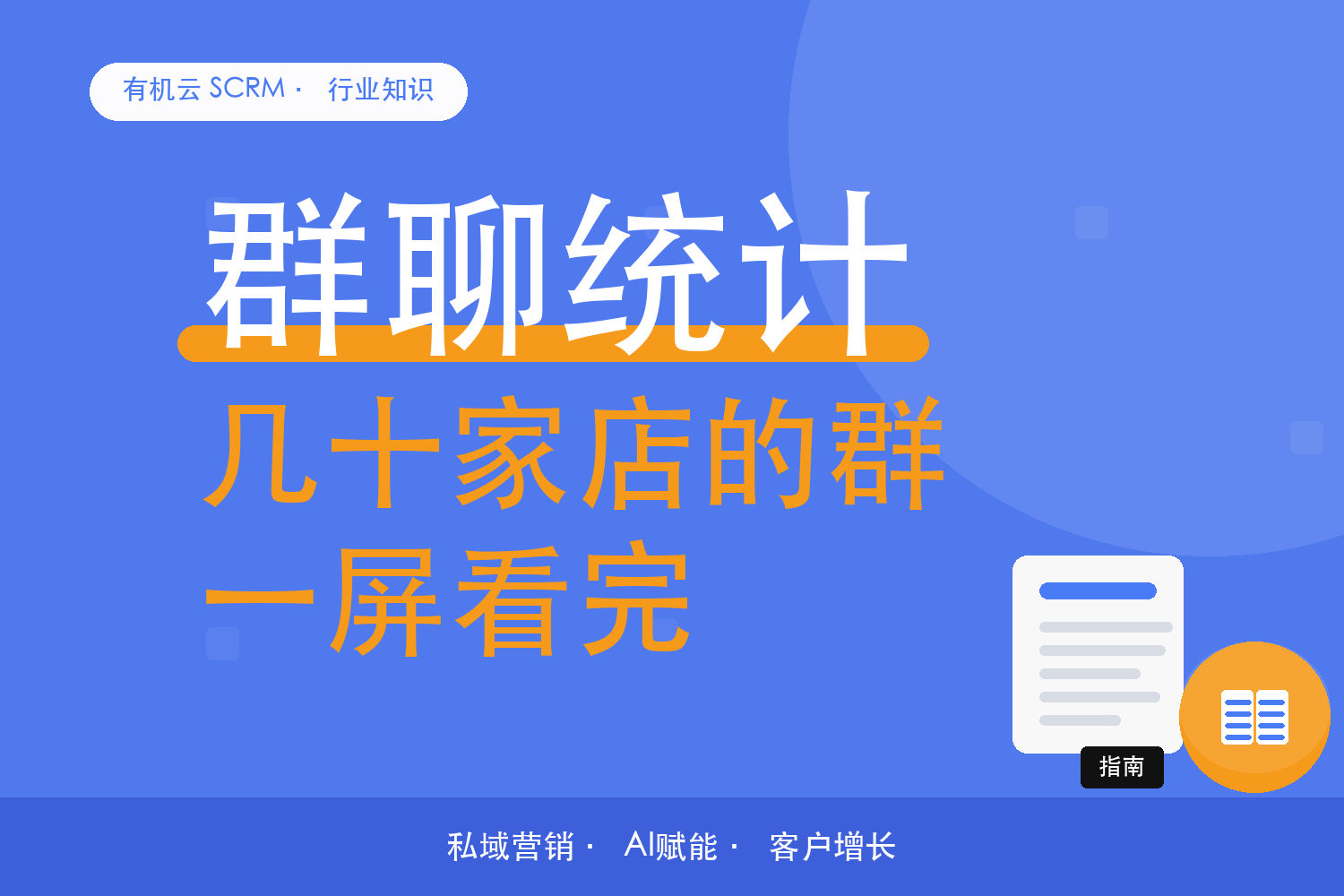 有机云｜一个连锁品牌的总部周报：几十家门店的群一眼看完 配图