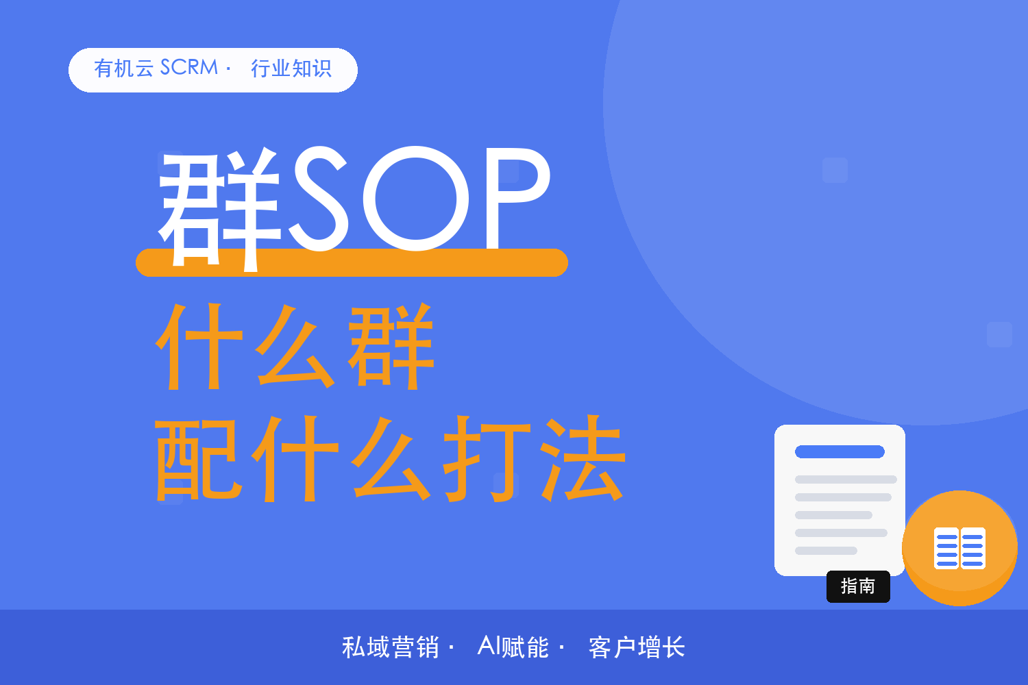 有机云｜群的类型定打法：服务群和促销群不是一套运营 配图