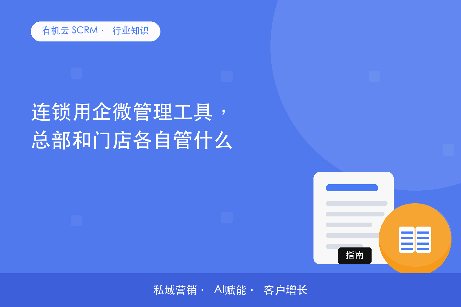 有机云｜连锁用企微管理工具，总部和门店各自管什么 配图